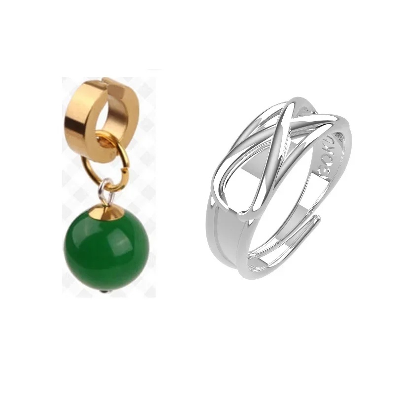 Drop Earrings - Vegetto Potara Earring Black Son Goku