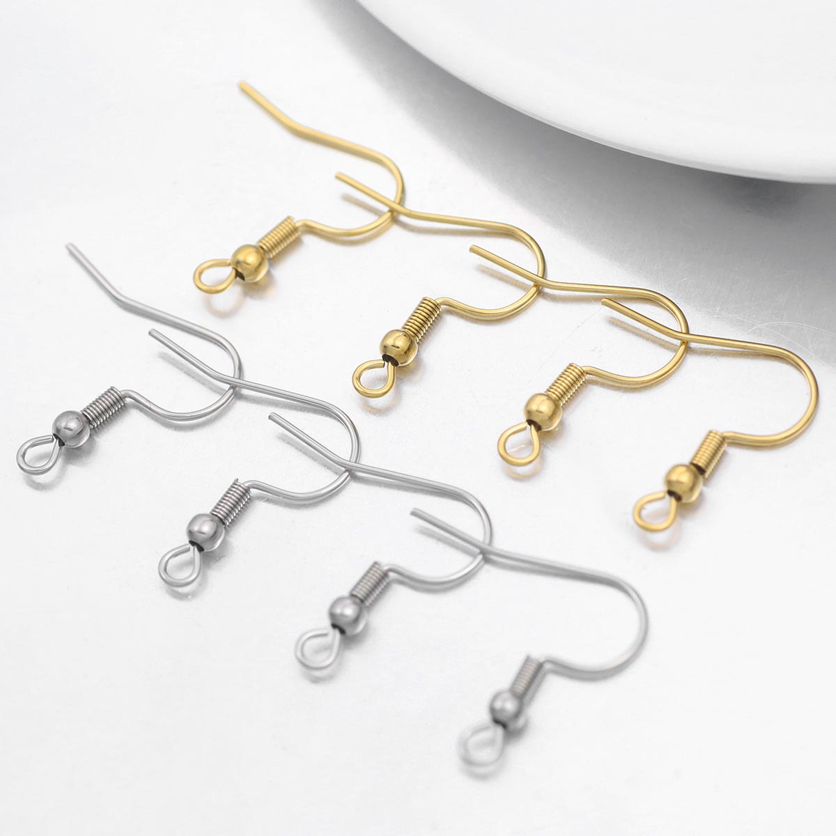 Drop Earrings - 10-20Pcs 19x21mm Stainless Stee Earring Findings