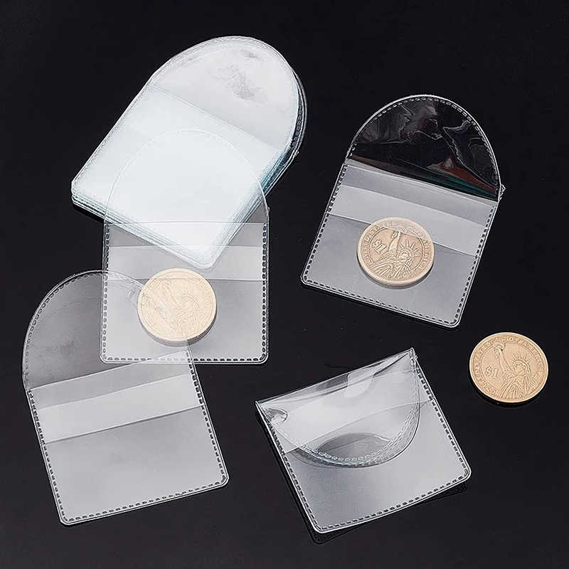 Collectors Coins Jewelry & Watches Of Smithtown Photos - Clear PVC Coin Collector Bags,15pcs/Pack,Reusable Anti‑Scratch