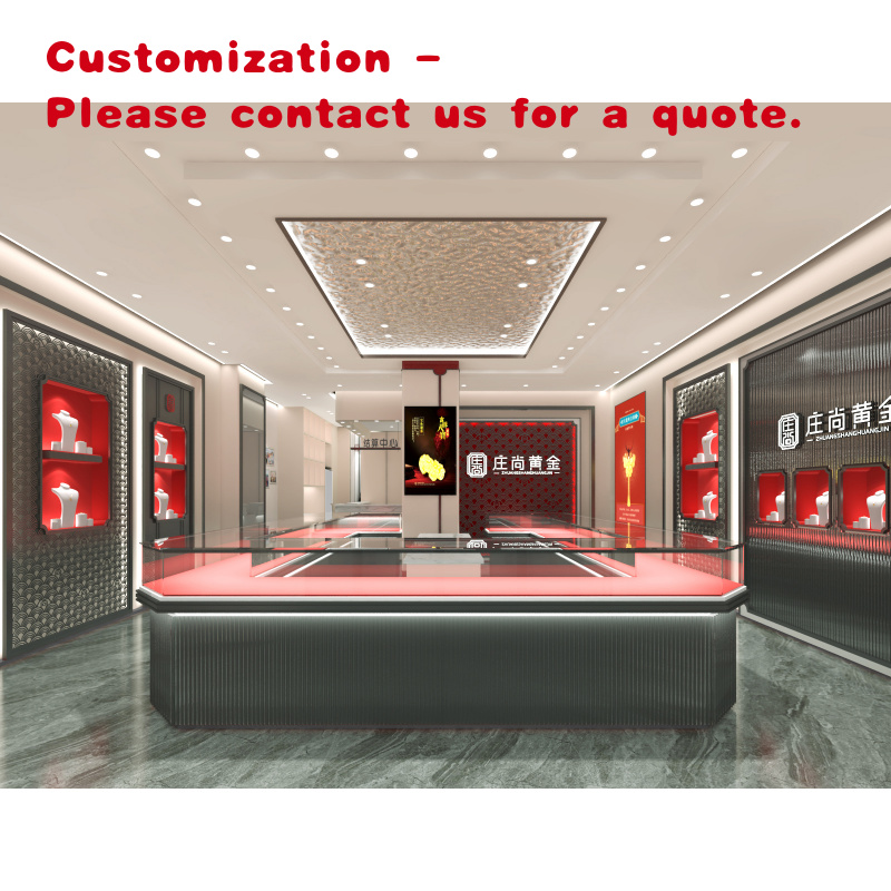 Jewelry Shop Watches - custom.Shopping Mall Glass Jewelry Kiosk Luxury