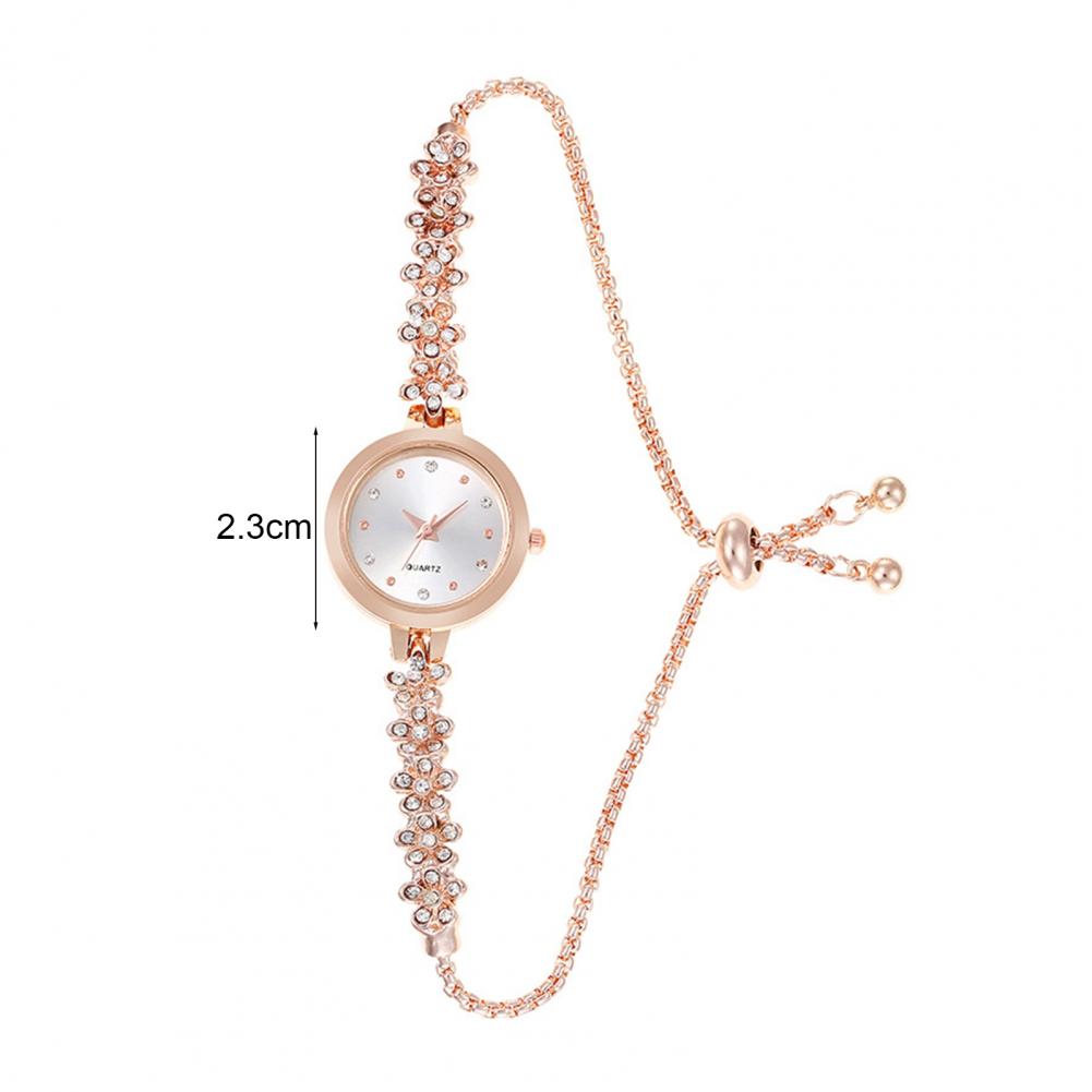 Jewelry Like Watches - 2.3cm Women Rhinestone Bracelet Watch Adjustable