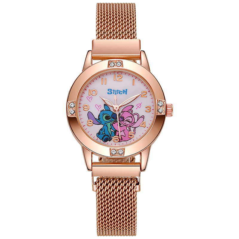 Jewelry Watches For Kids - Cartoon Diamond Stitch Watches Girls Women
