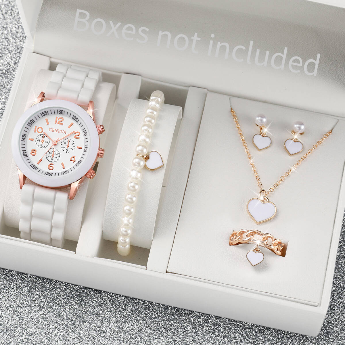 Jewelry Watches For Kids - 5/6PCS Fashion Women Watches Jewelry Set