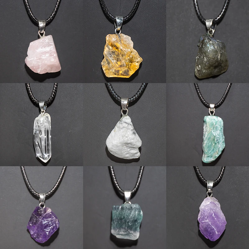Crystal Choker Necklace - Natural Amethysts Flower Necklace Reiki Healing