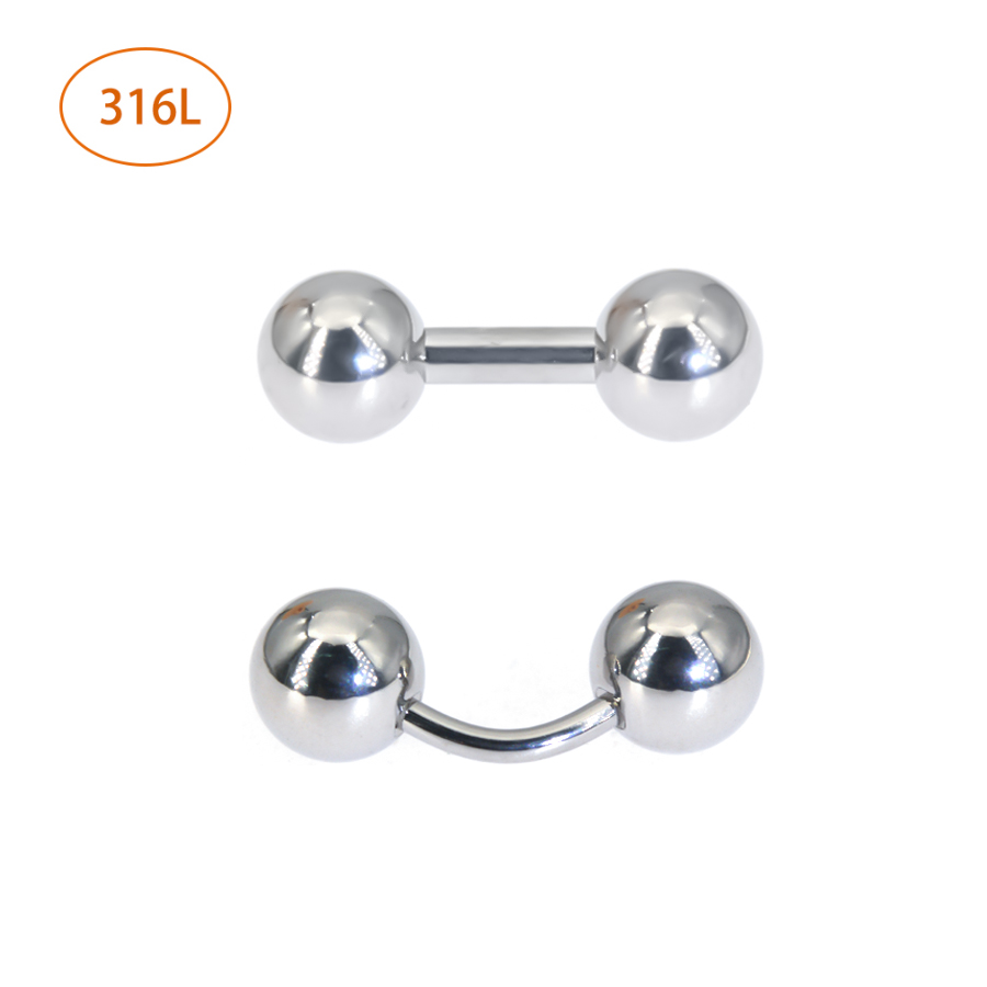 Christina Jewelry & Watches Marguerite Ørestik Forgyldt Sølv - 1Pc 316L Surgical Steel Curved Barbell