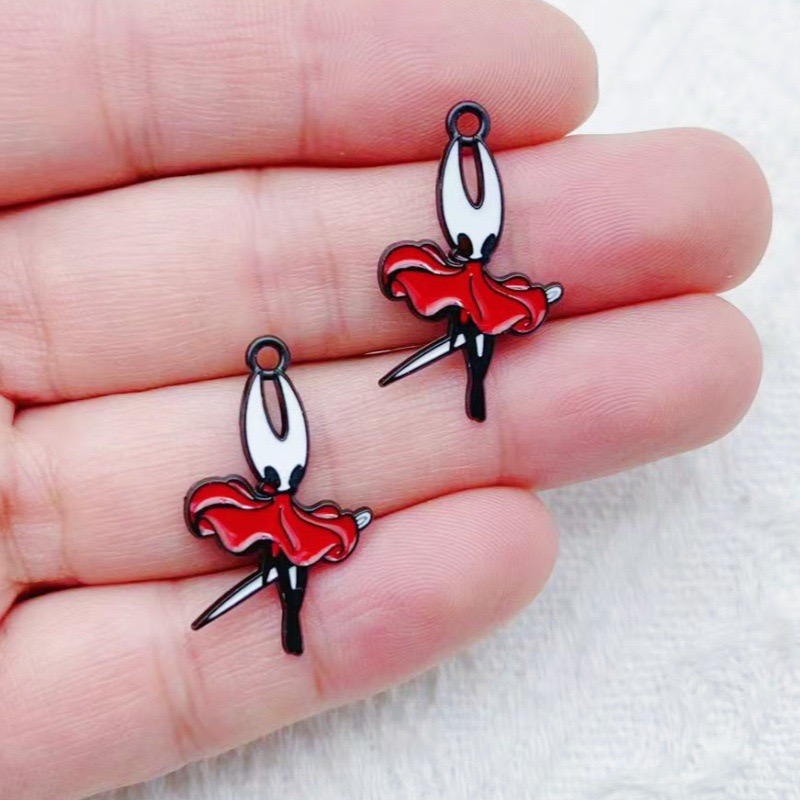 10pcs alloy drip oil cartoon a - Drop Earrings review and price