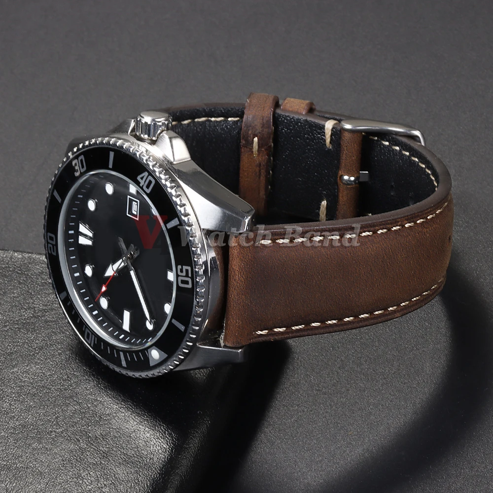 Genuine Calfskin Watchband for - Omega Watch Speedmaster review and price