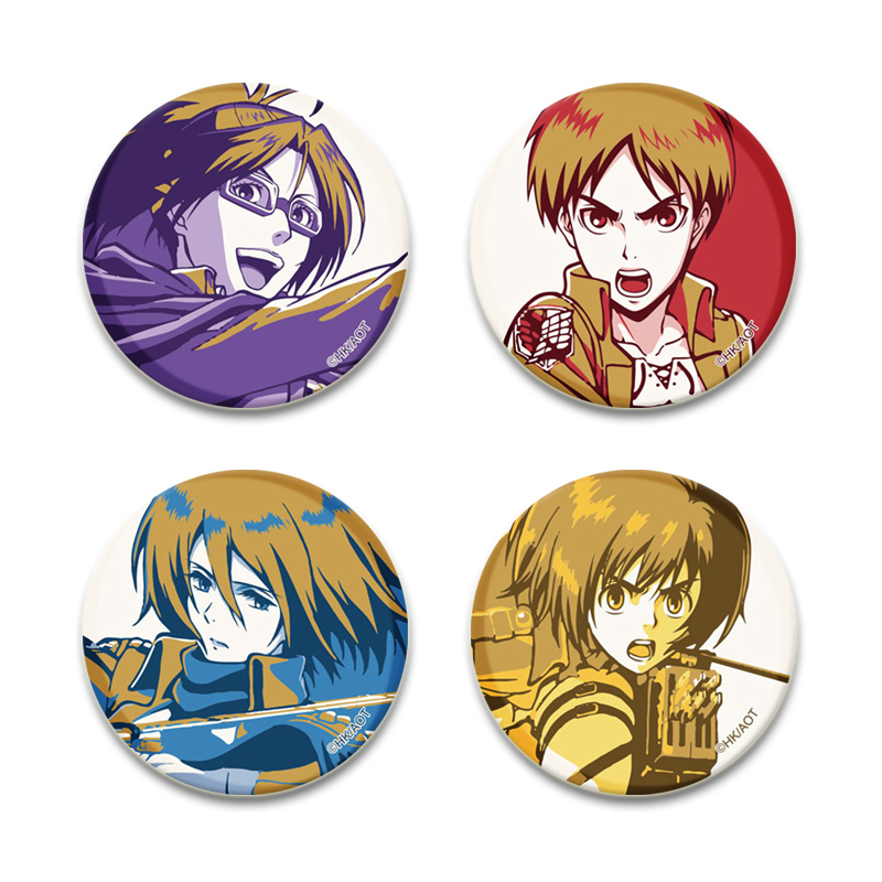 Attack on Titan Badge Handmade - Levi Jewelry & Watches Inc review and price