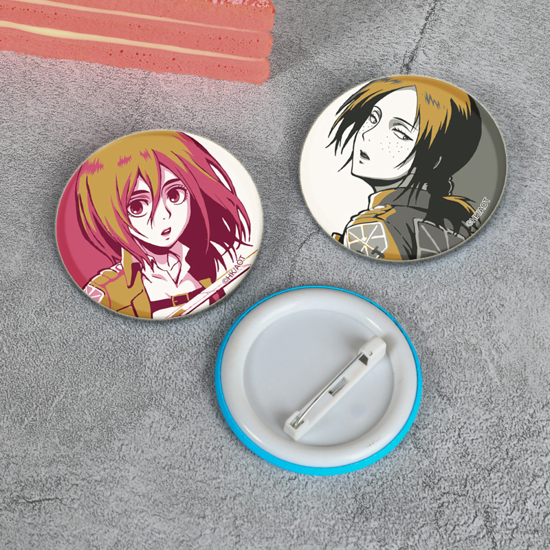 Attack on Titan Badge Handmade - Levi Jewelry & Watches Inc review and price
