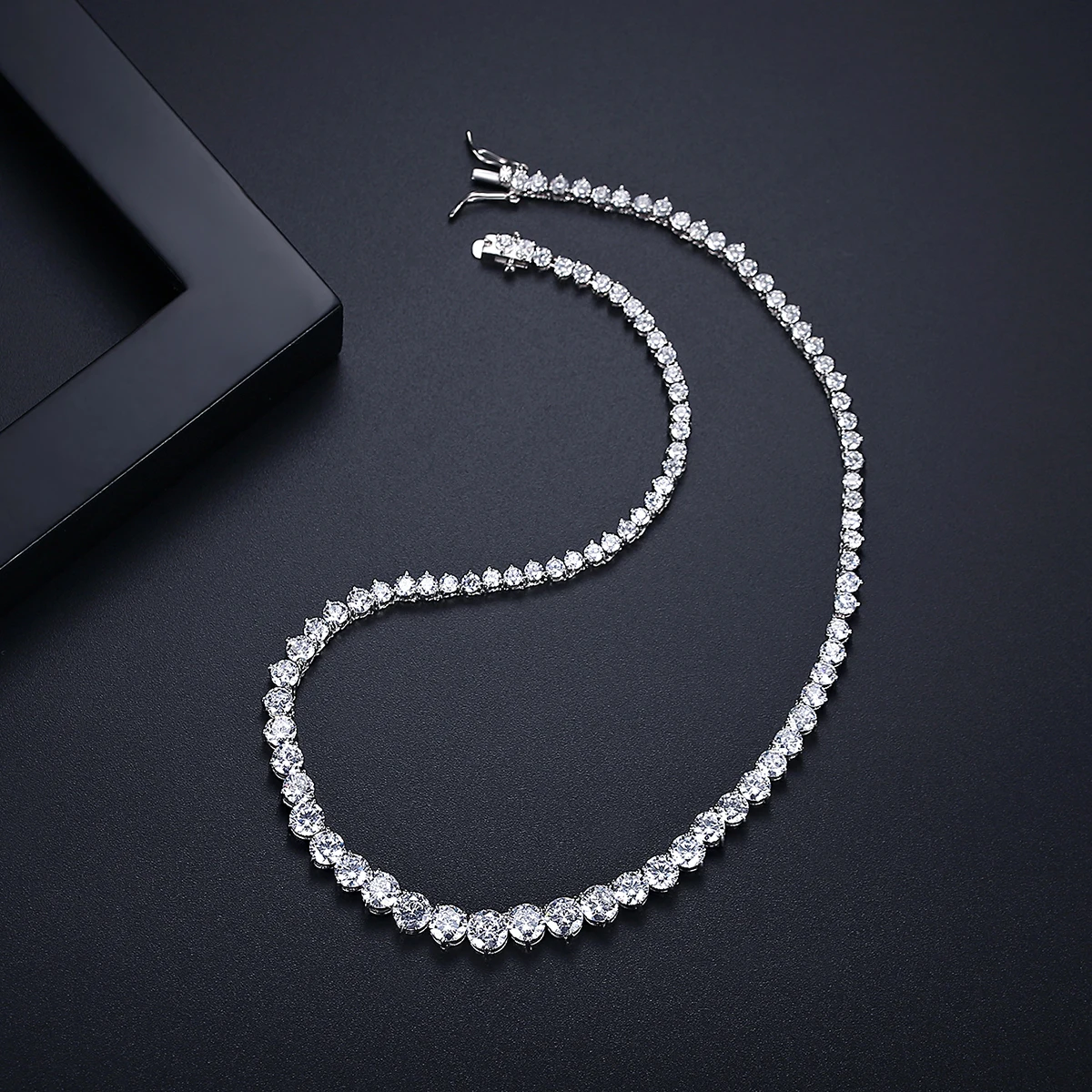 Luxury Designer 7MM Iced Out T - Crystal Choker Necklace review and price