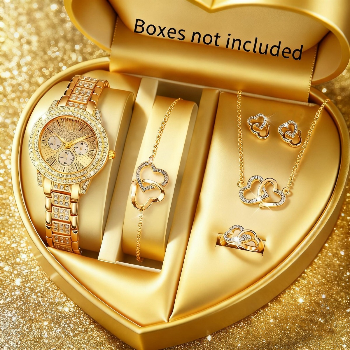 6PCS Luxury Rhinestone Women W - Jewelry Watches For Kids review and price