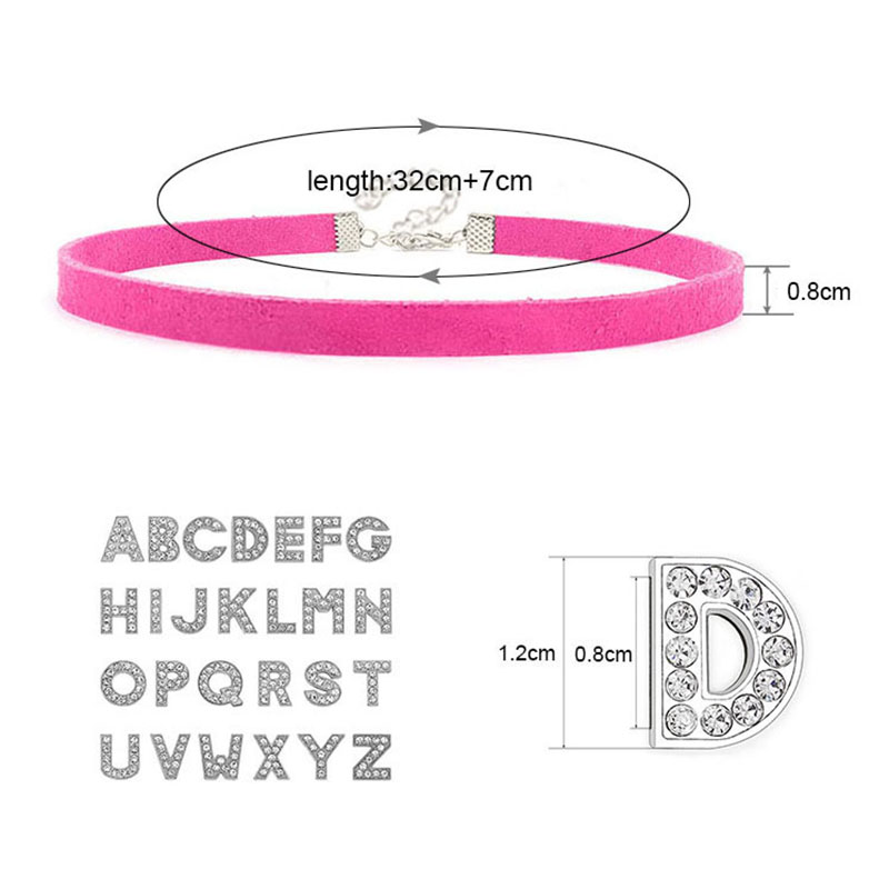 Sexy Hot Rhinestone Letters I  - Crystal Choker Necklace review and price
