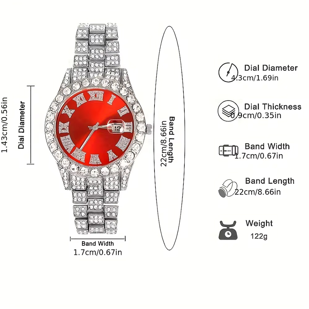 Silver Color Cuban Chain Watch - Jewelry Watches For Kids review and price
