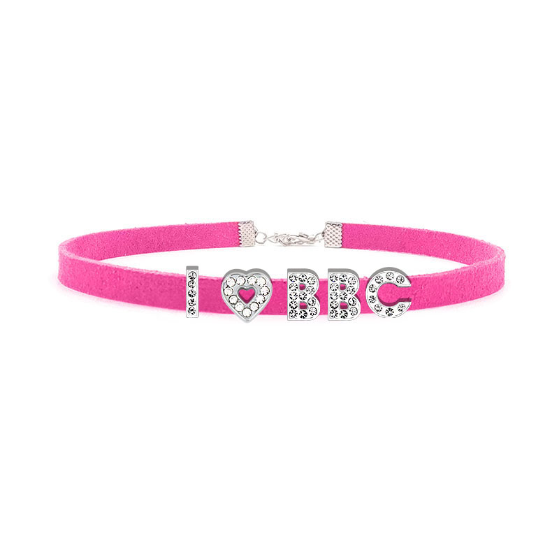 Goth Sexy Rhinestone Letters I - Crystal Choker Necklace review and price