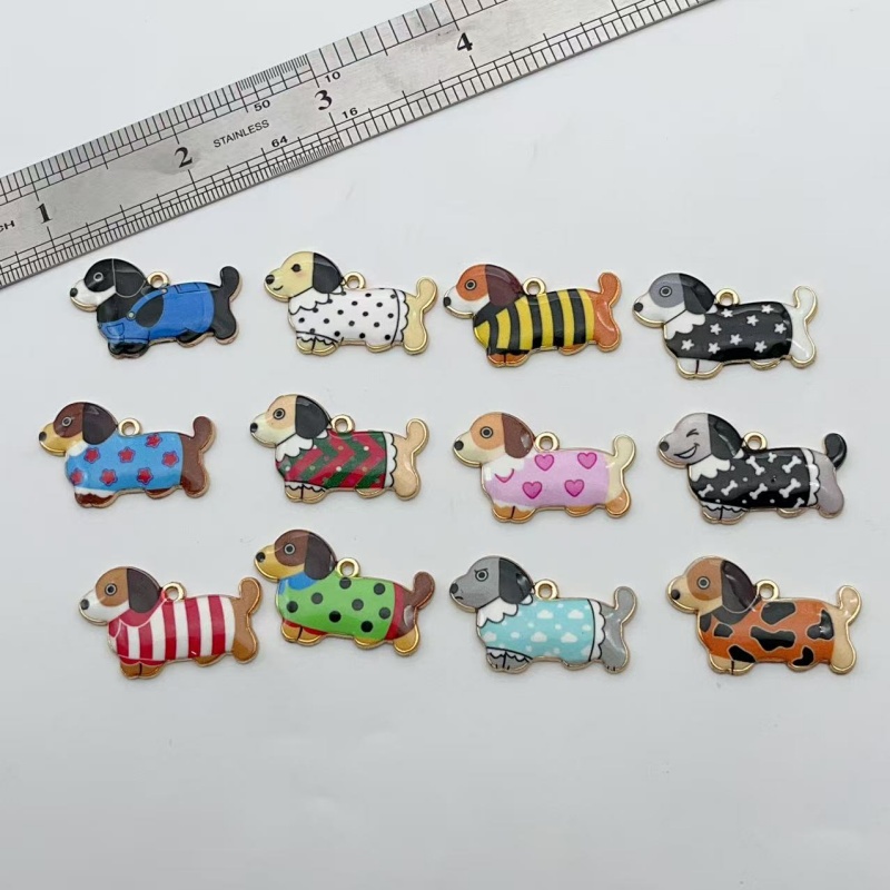 12pcs Cartoon Animal Sausage D - Drop Earrings review and price