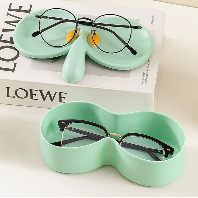 Cute Glasses Storage Box carto - Jewelry Eyewear Watches & Accessories review and price