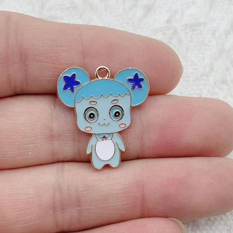 10pcs Cartoon Cute Drip Oil Al - Drop Earrings review and price