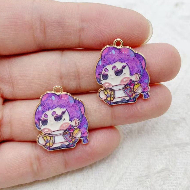 10pcs Cartoon Anime Pendant Oi - Drop Earrings review and price