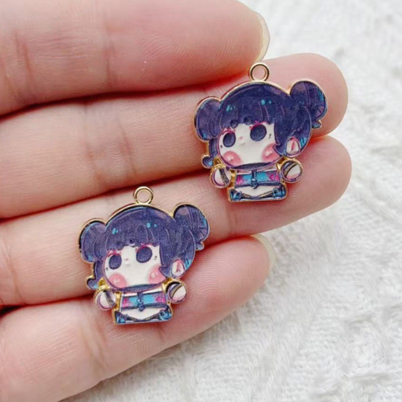 10pcs Cartoon Anime Pendant Oi - Drop Earrings review and price