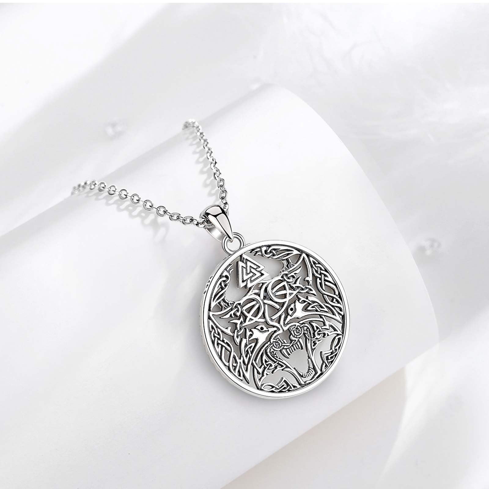 Eudora 925 Sterling Silver Vik - Wolf Jewelry & Watches Tampa review and price