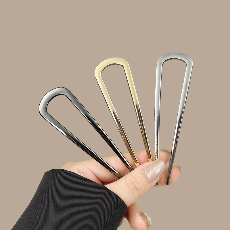 Simple U Shaped Hair Forks Hai - Shop Jewelry & Watches Near Me review and price