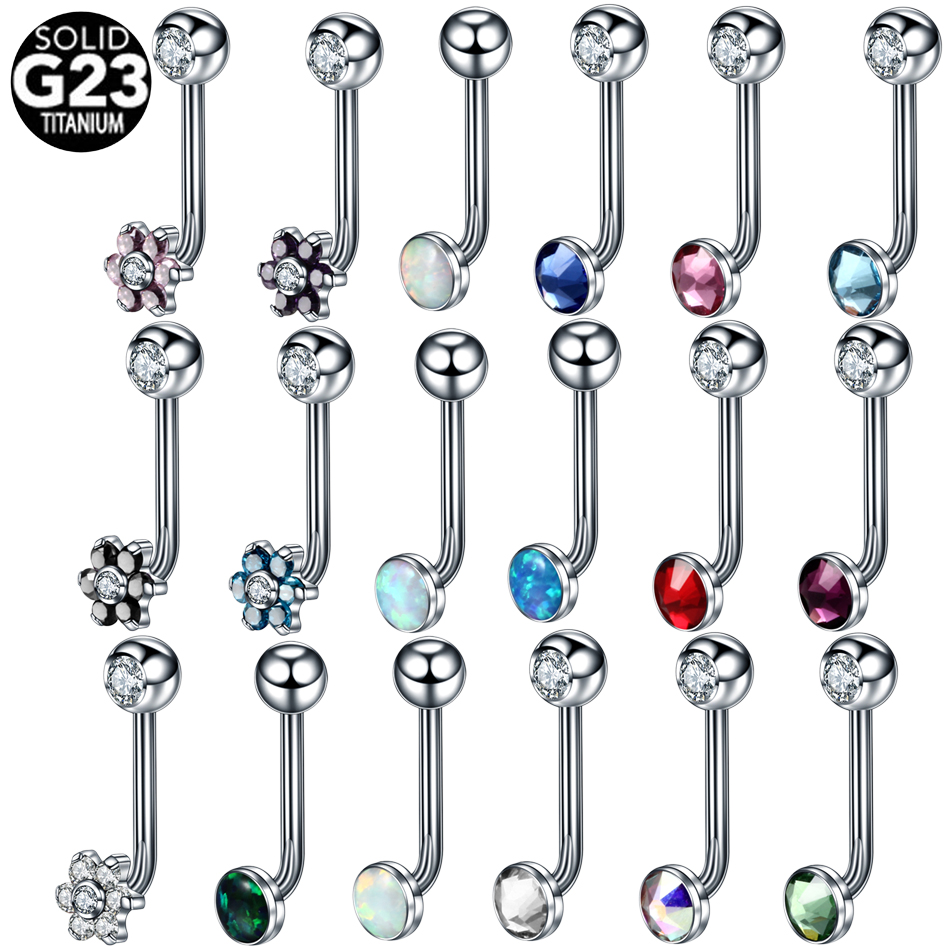 1PC G23 Titanium Opal Crystal  - Christina Jewelry & Watches Marguerite Ørestik Forgyldt Sølv review and price