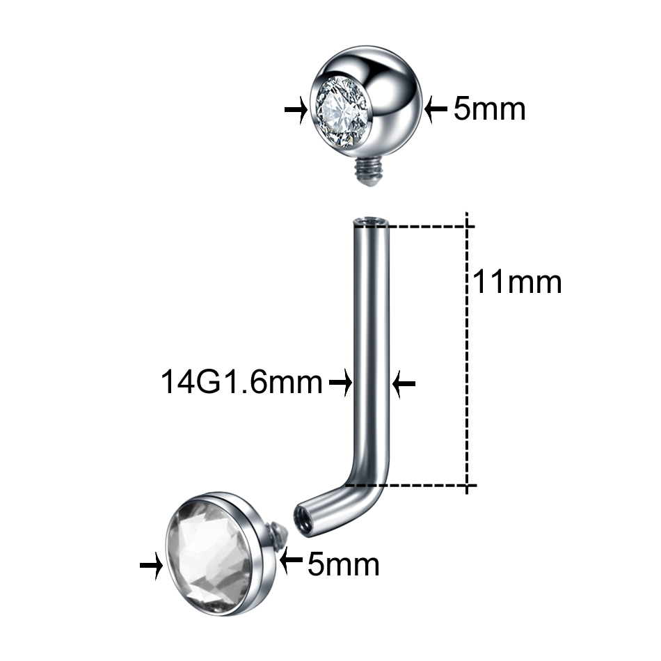 1PC G23 Titanium Opal Crystal  - Christina Jewelry & Watches Marguerite Ørestik Forgyldt Sølv review and price