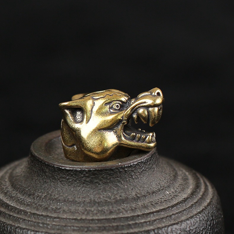 Animal Wolf Warriors Head Scul - Wolf Jewelry & Watches Tampa review and price