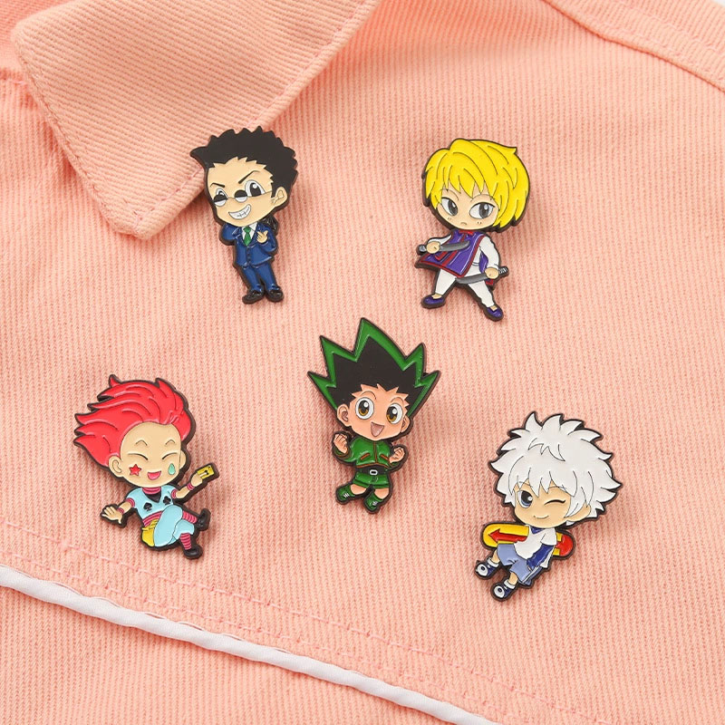 Chibi Enamel Pins Custom Eren  - Levi Jewelry & Watches Inc review and price