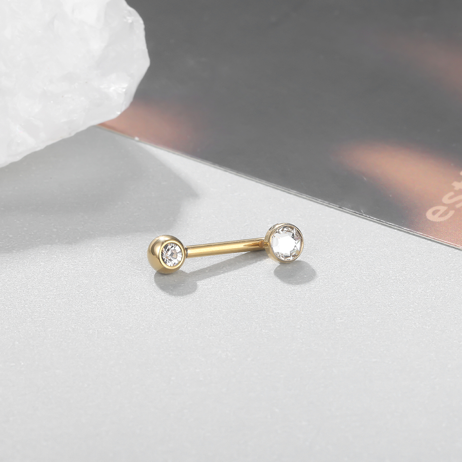 1PC  Implant Grade Titanium Ch - Christina Jewelry & Watches Marguerite Ørestik Forgyldt Sølv review and price