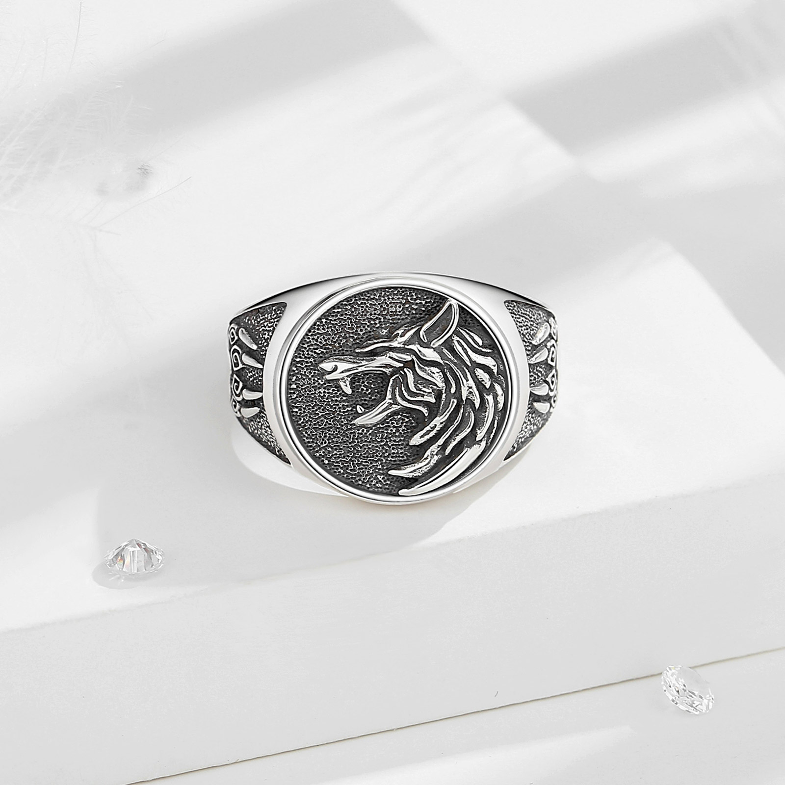 Eudora 925 Sterling Silver Vik - Wolf Jewelry & Watches Tampa review and price