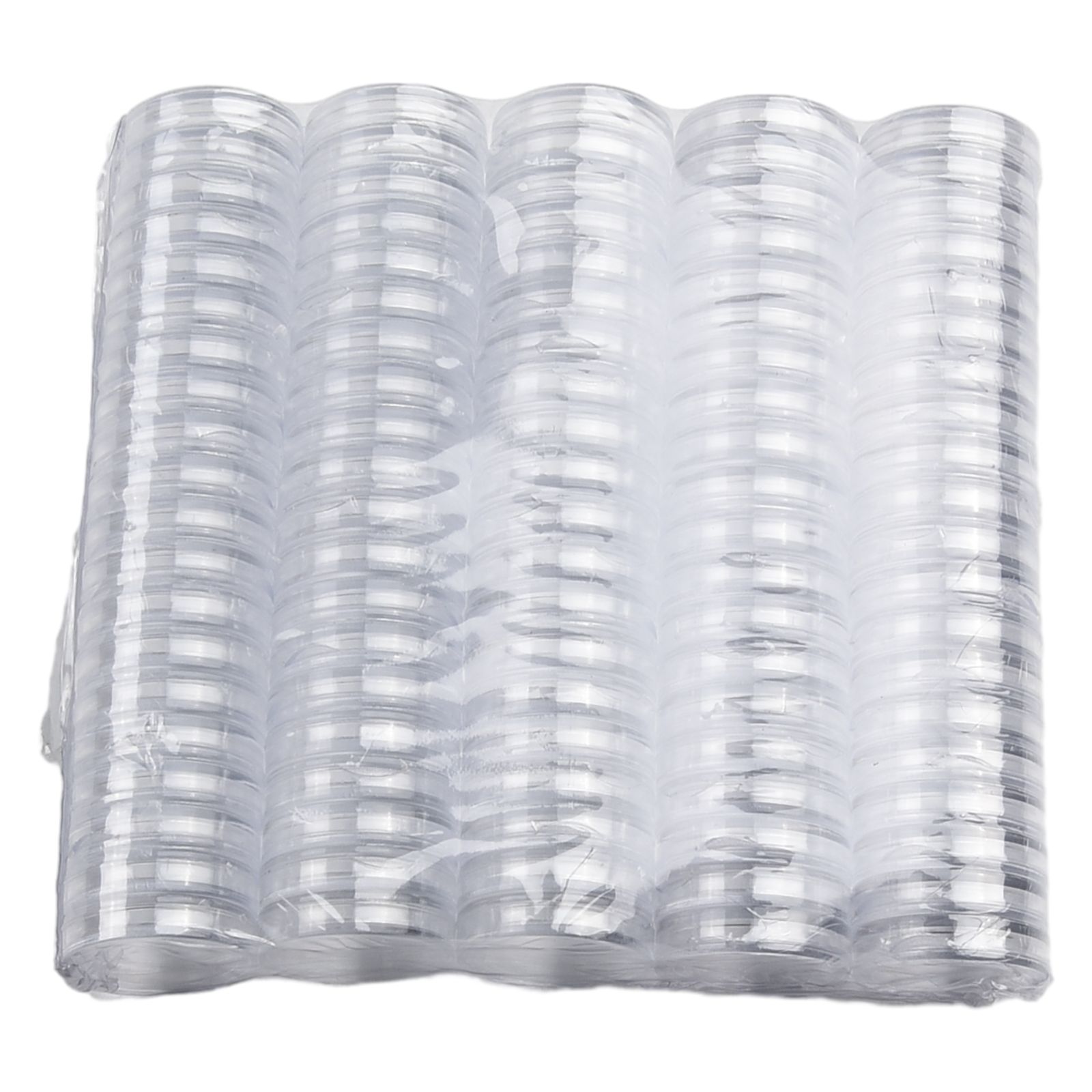100pcs Transparent Plastic Sma - Collectors Coins Jewelry & Watches Of Smithtown Photos review and price