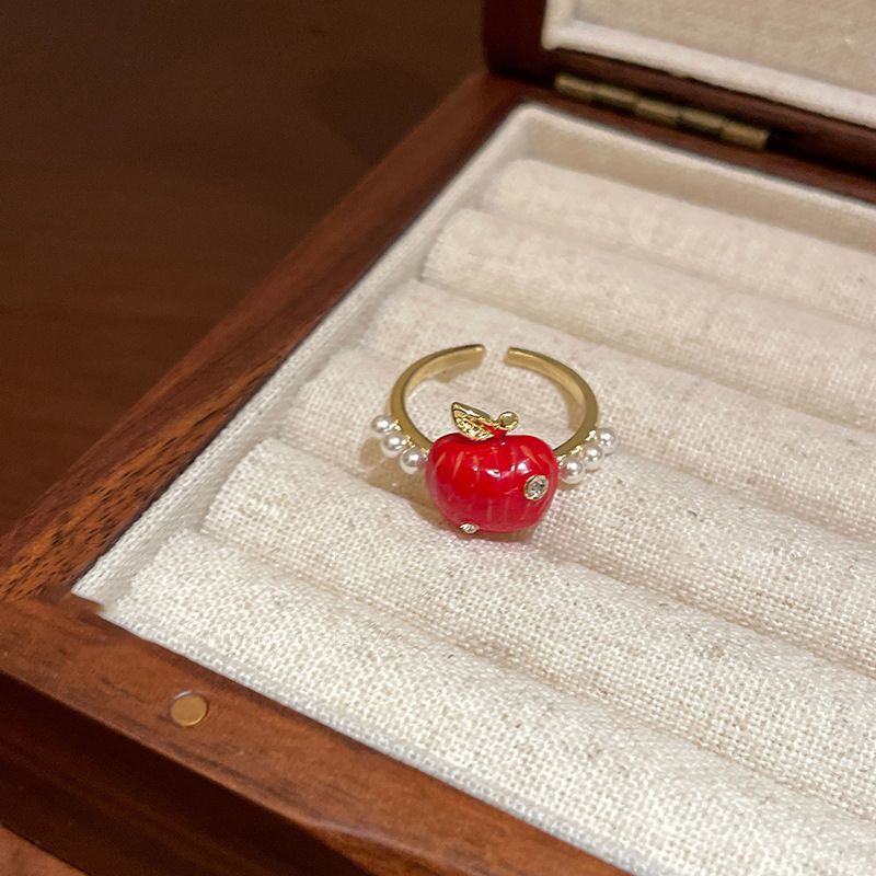 Christmas Apple Ring Red Cute  - Eve Jewelry & Watches Distribuidor Oficial Rolex Buenos Aires review and price