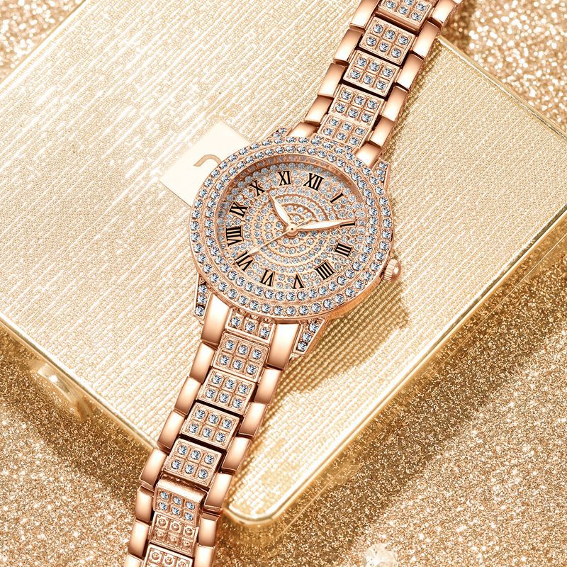 Diamond Roman Pattern Women Qu - Jewelry Watches For Kids review and price