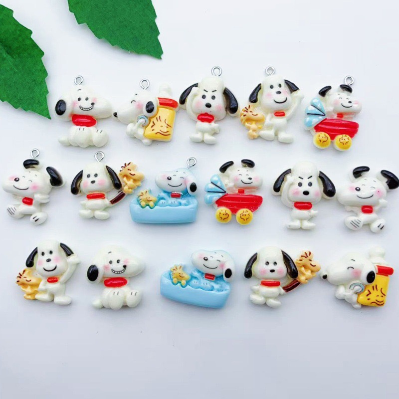 12pcs resin cartoon dog pendan - Drop Earrings review and price