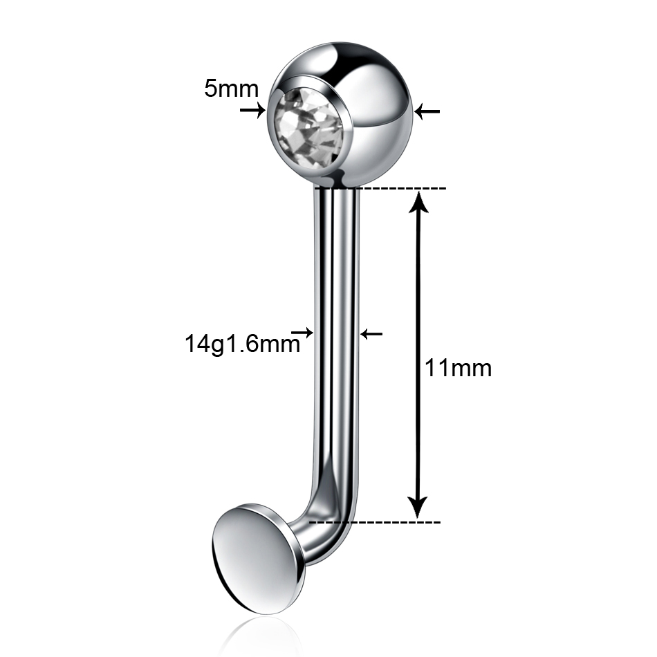 1PC Belly Button Rings Piercin - Christina Jewelry & Watches Marguerite Ørestik Forgyldt Sølv review and price