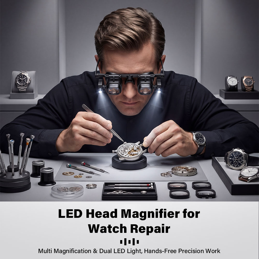 Hot sell Head-mounted Magnifyi - Jewelry Like Watches review and price