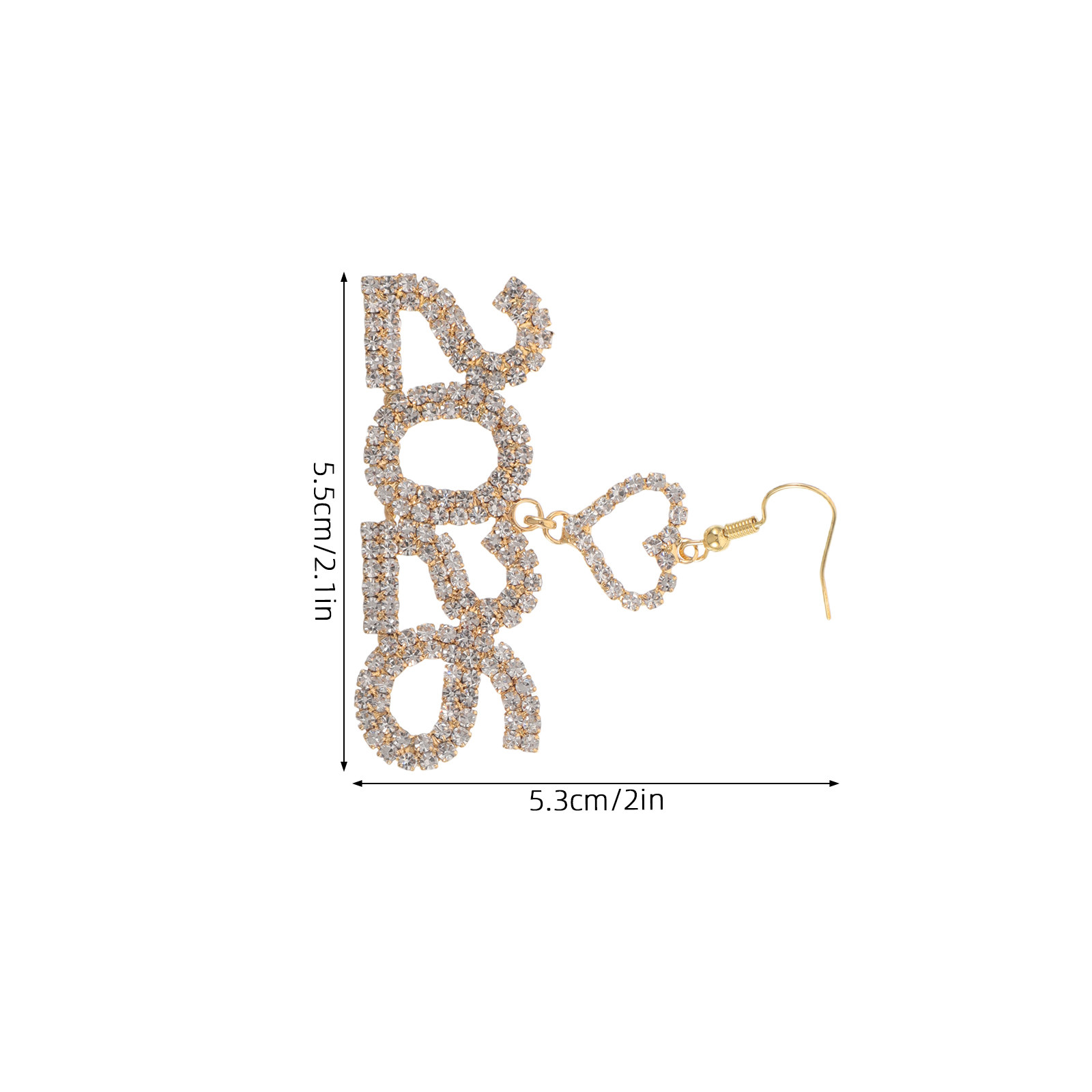 1Pair New Year Earrings 2026 R - Eve Jewelry & Watches Distribuidor Oficial Rolex Buenos Aires review and price