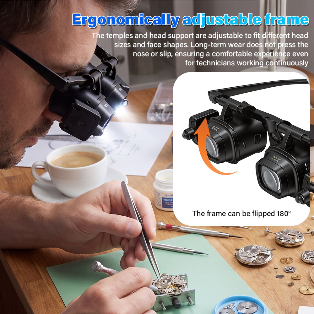 Portable 2X-24X Headband Magni - Jewelry Eyewear Watches & Accessories review and price