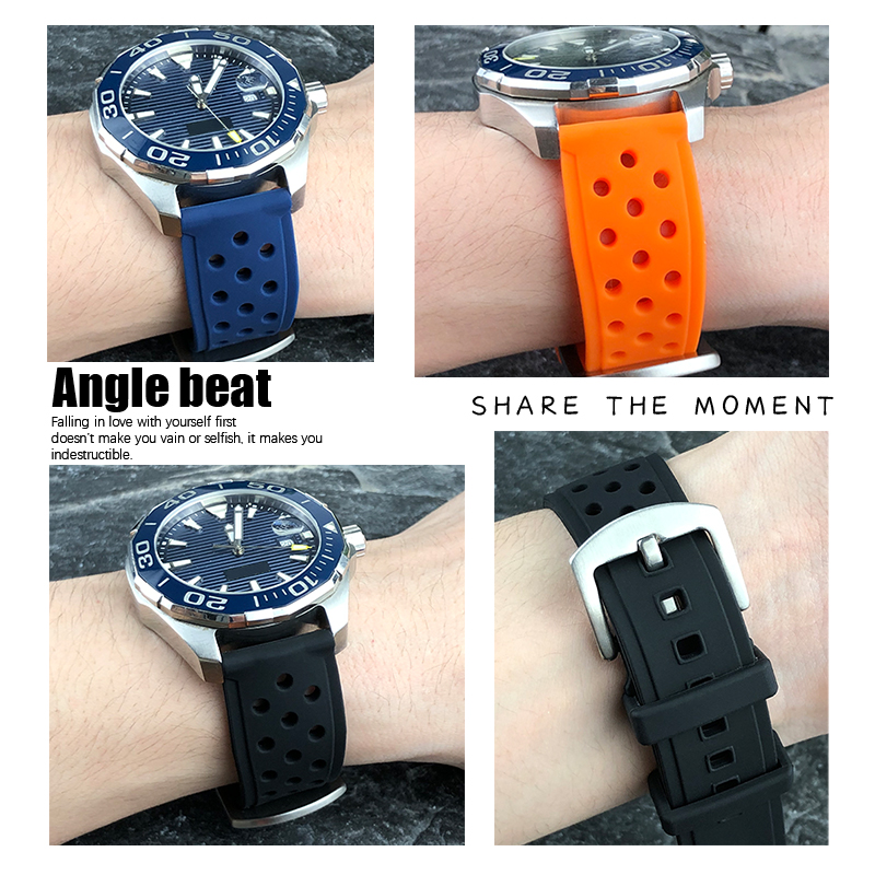 22mm 21mm 20mm Silicone Watch  - Seiko Watch 5 Sports review and price