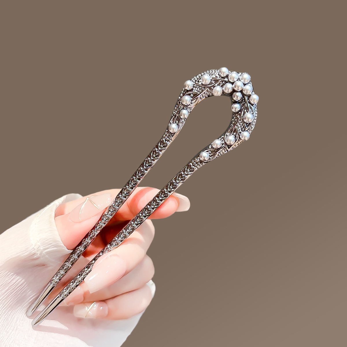 New Pearl U Shaped Hairpin For - Shop Jewelry & Watches Near Me review and price