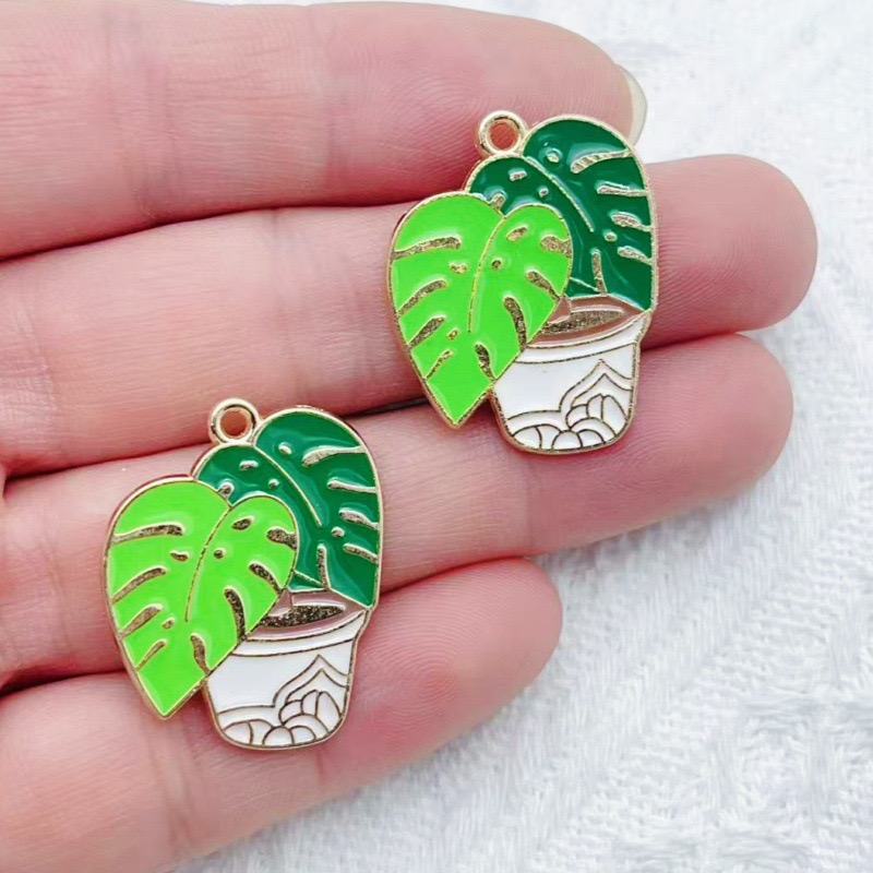 10pcs Cactus Plant Oil Drop Al - Drop Earrings review and price