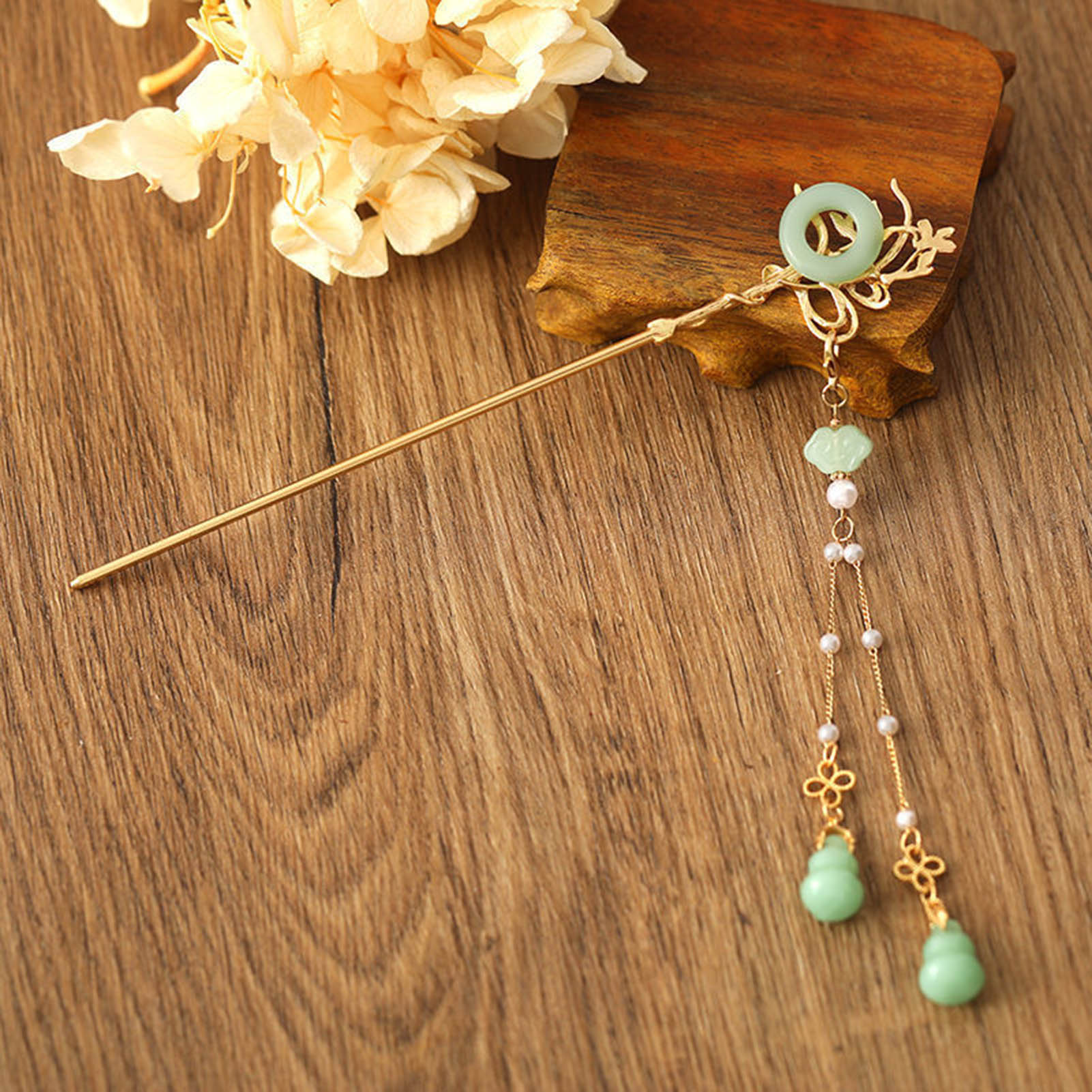 Chinese Style Glass Hairpin Fo - Shop Jewelry & Watches Near Me review and price