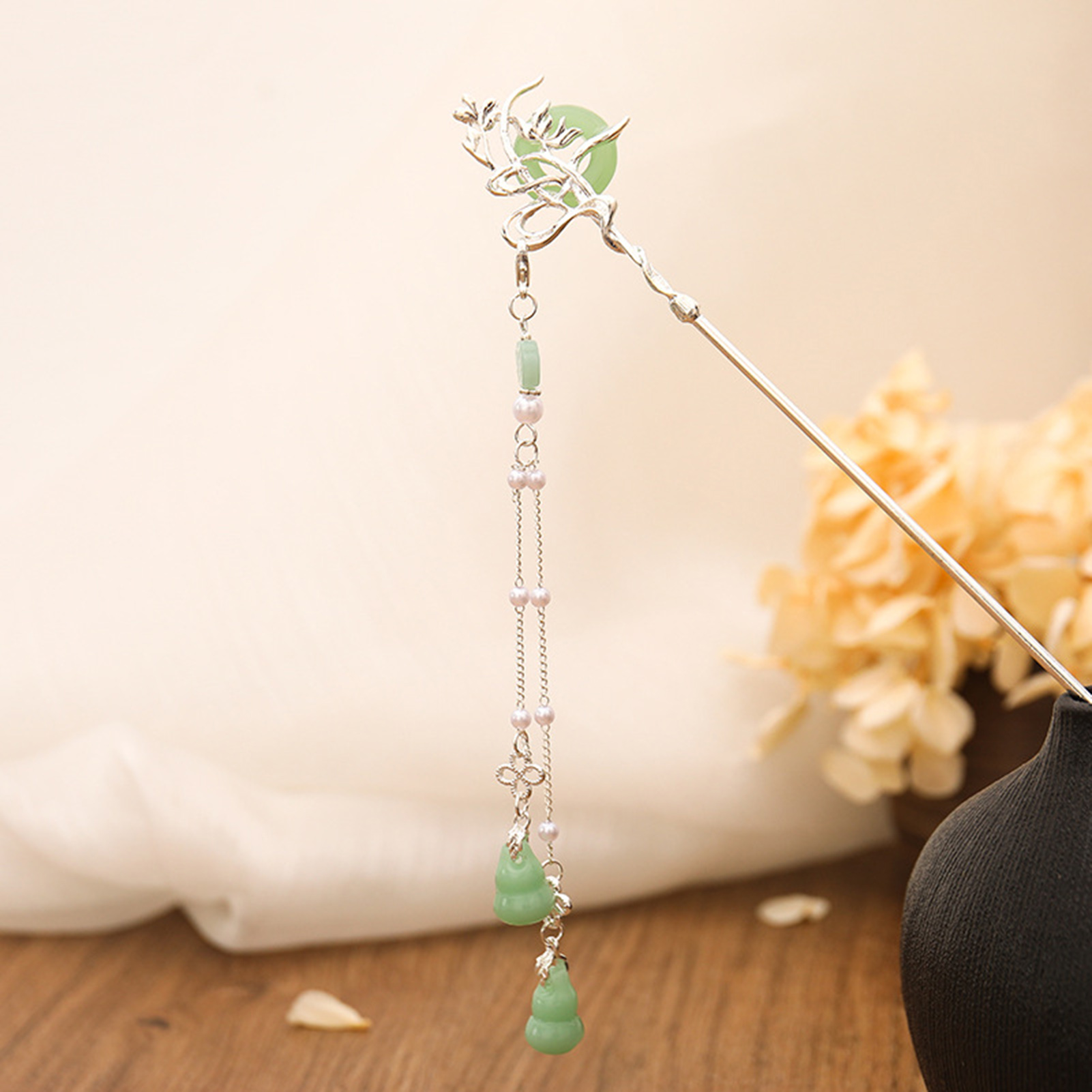 Chinese Style Glass Hairpin Fo - Shop Jewelry & Watches Near Me review and price