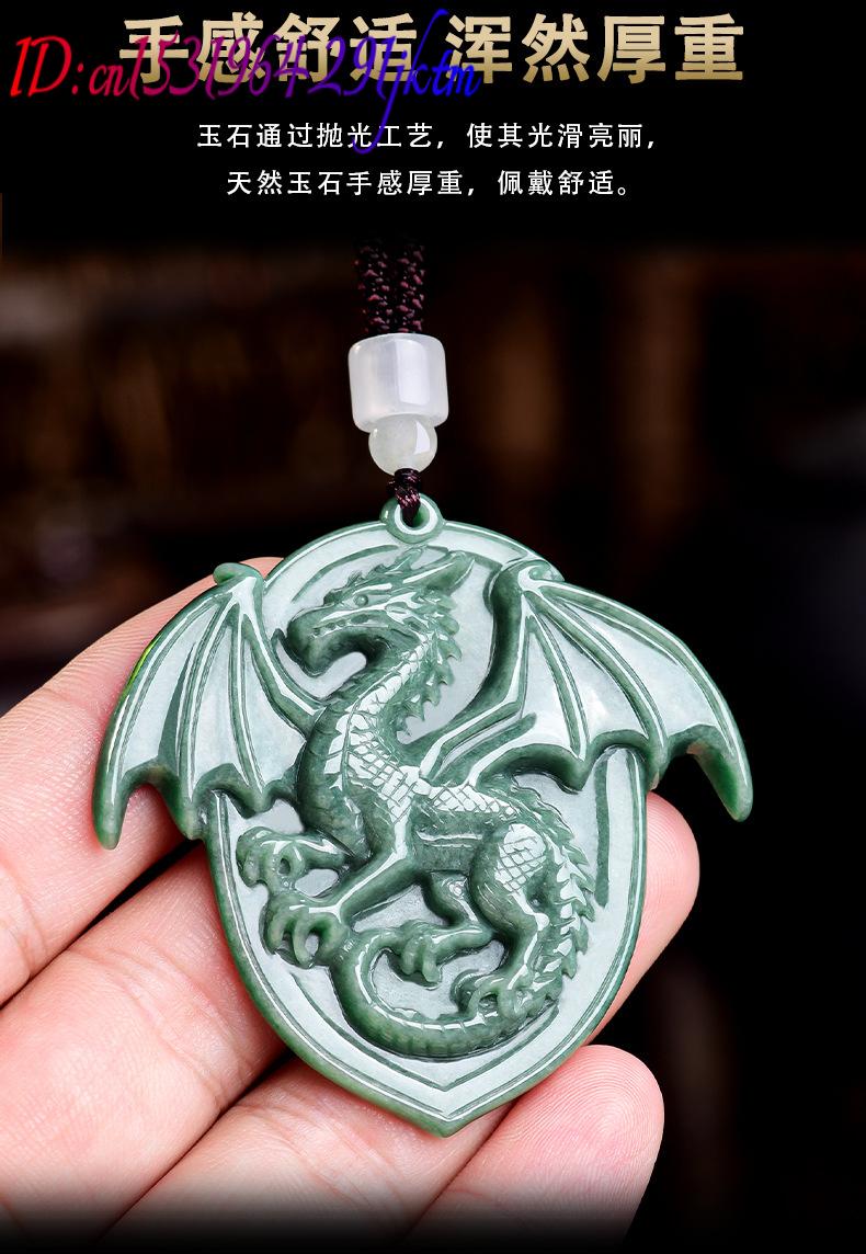 Natural Burmese Jadeite Dragon - Jewelry & Watches Sp Z Oo Ul Frezerów 3 review and price