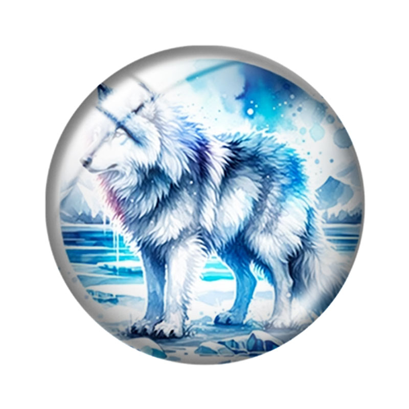 Watercolor Wolf  12/18/20/25mm - Wolf Jewelry & Watches Tampa review and price