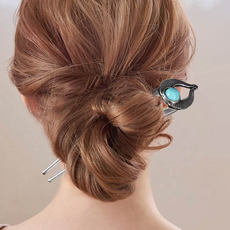 Egypt Turquoise U Shape Hair F - Shop Jewelry & Watches Near Me review and price