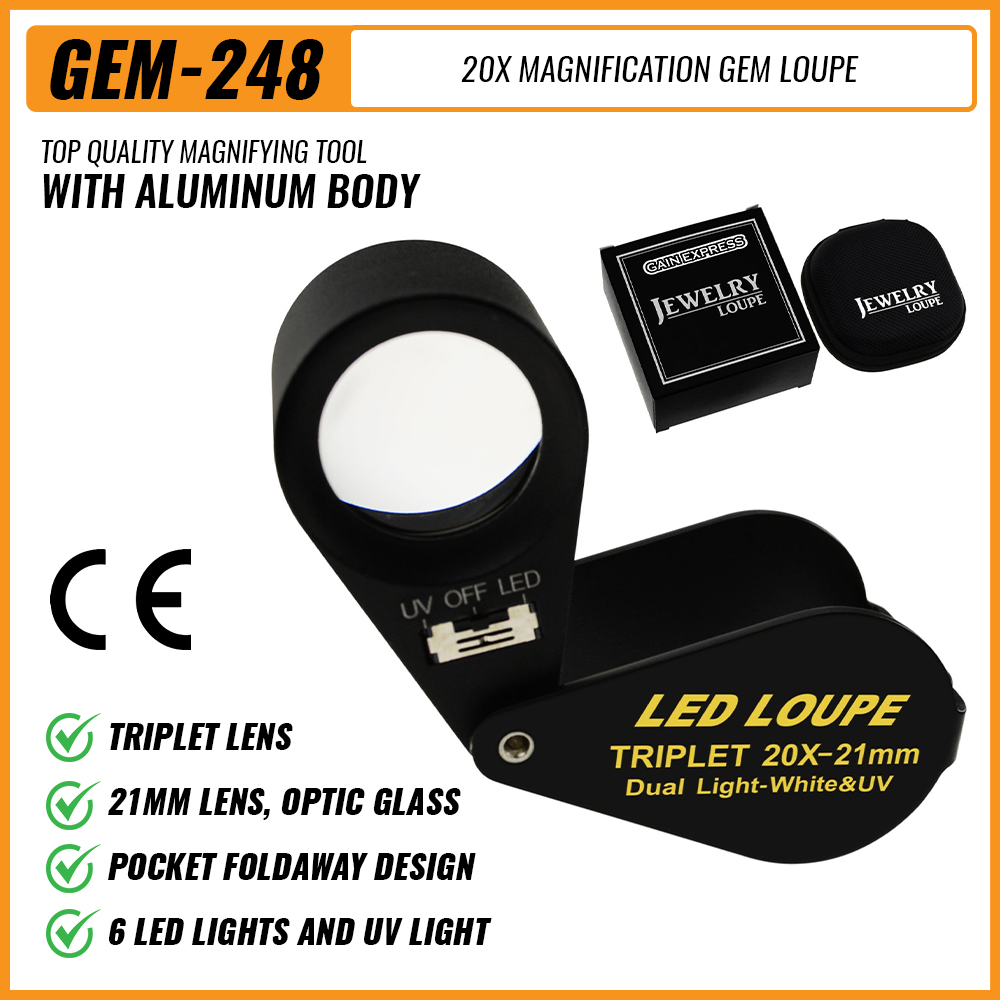 20x Jewelry Loupe 21mm Dual Li - Collectors Coins Jewelry & Watches Of Smithtown Photos review and price