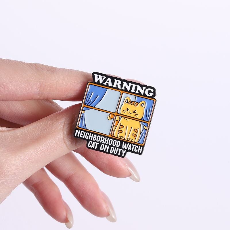 Orange Cat Fan Club Enamel Pin - Jewelry Watches For Kids review and price