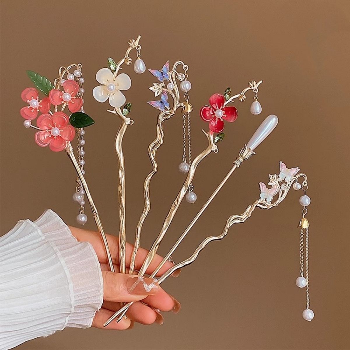 2025 New Flower Hairpin For Wo - Shop Jewelry & Watches Near Me review and price